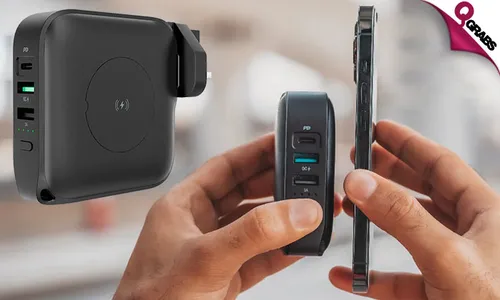 Powerology Wall Fast Charger & Power Bank with MagSafe!